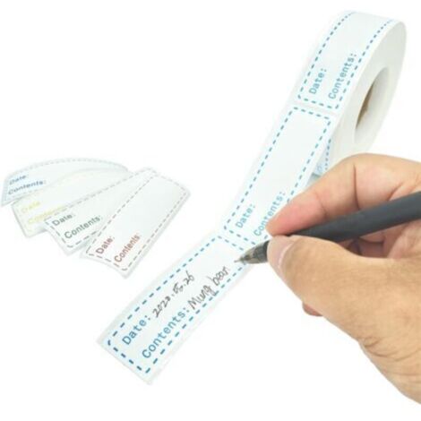 Self Clean Label 500 sheets, 1 x 3 inches, self-adhesive removable storage stickers ...