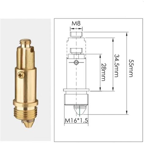 Lot De 2 Bondes À Ressort en Laiton pour Bonde De Baignoire Pop Up Click Clack,pour Bonde Clic Clac pour Lavabo,Remplacement De Qualité pour Évier