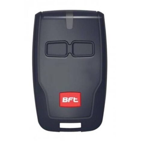 BFT – Télécommande 2 canaux 433,92 MHz – Système à code tournant – Alimentation 12V avec pile incluse – Portée 50-100 m