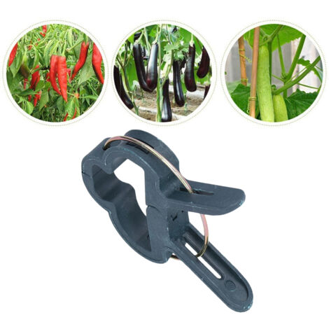 100PCS Clip de support de plante Pince de fixation de jardin Pince de fixation de jardin Outils de greffage pour serres,L