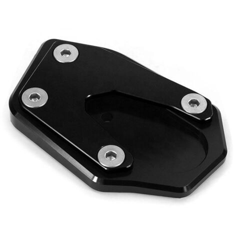 Extension De Béquille Moto Pour KTM 1290 Adventure (2014-2023) – Plaque En Aluminium Anodisé Noir – Améliore La Stabilité Au Stationnement