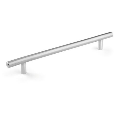 Tirador acero inox TR tubular 160mm muebles y armarios