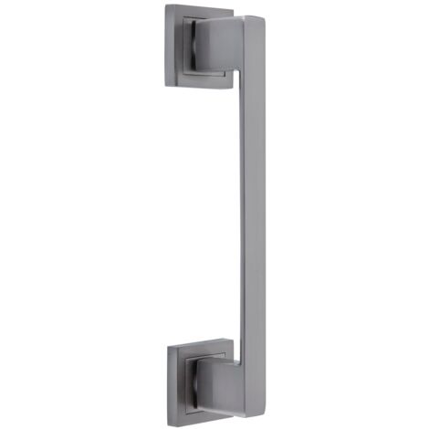 Manillón puerta corredera zamak níquel satinado roseta 52mm modelo 224