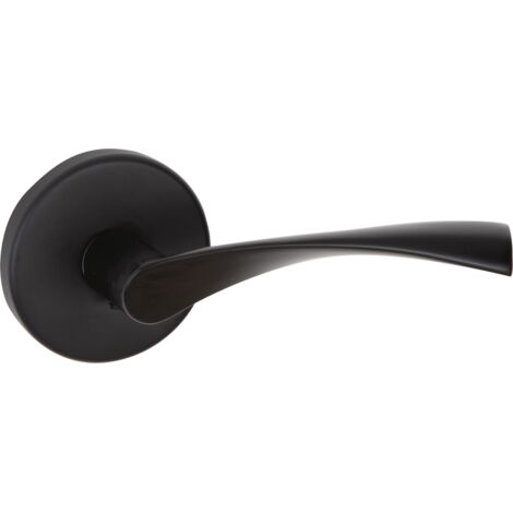 Manilla tapa-pomos aluminio negro roseta redonda 65mm puertas