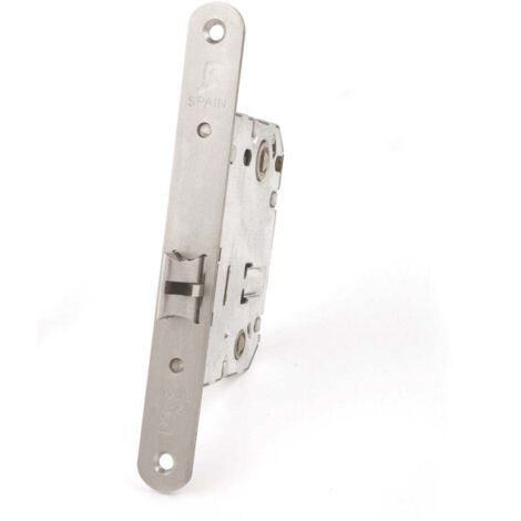 Picaporte unificado silencioso níquel satinado 70mm entrada