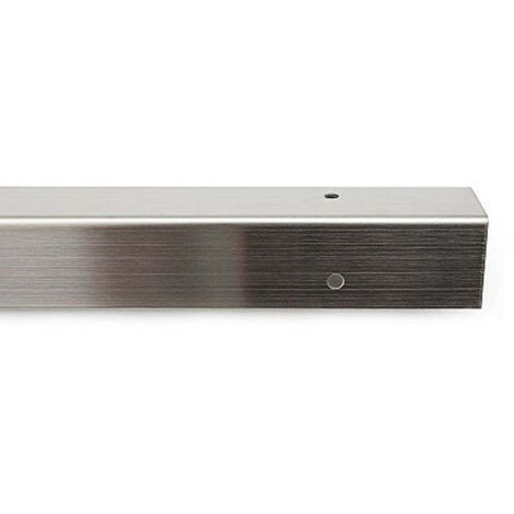 Perfil L cabina sanitaria 180cm Inoxidable 304 33x33mm