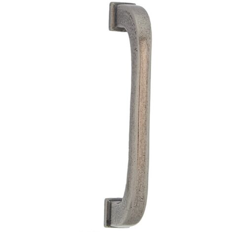 Tirador mueble acero envejecido 95mm entre ejes rústico