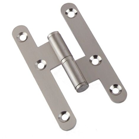 Pernio pala redonda acero inox 100mm derecha sin remate