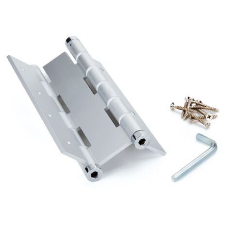 Bisagra doble acción inox puerta vaivén cierre automático 180x133 (1/3)