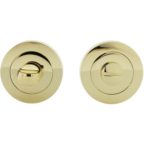 Condena zamak roseta redonda 50mm dorado brillo puerta