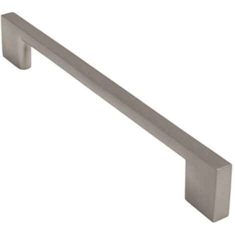 Tirador aluminio TCA níquel satinado 128mm muebles armarios