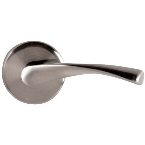 Manilla aluminio tapa-pomos roseta redonda níquel satinado 65mm