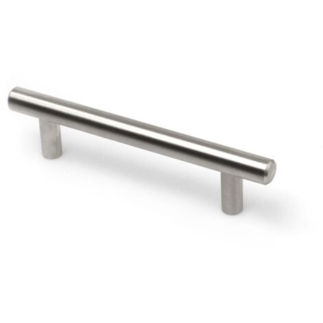 Tirador tubular acero inoxidable 96mm muebles armarios (1/5)