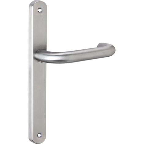 Manilla exterior acero inox placa estrecha modelo 603