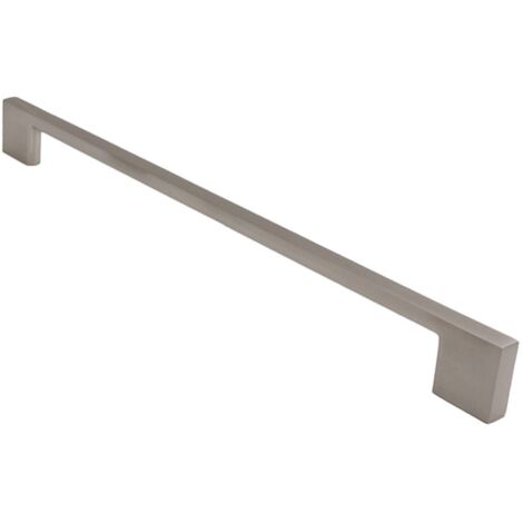 Tirador TCA aluminio níquel satinado muebles 256mm