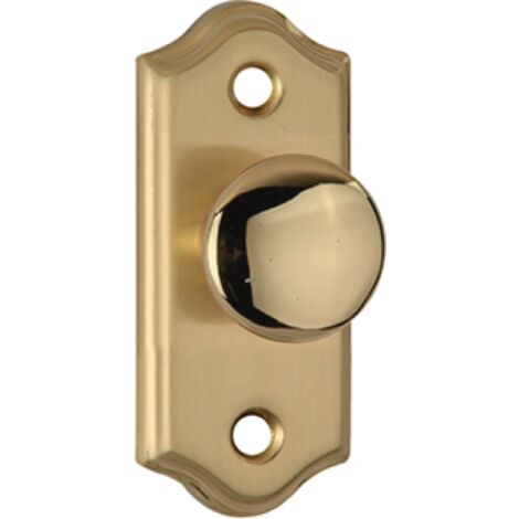 Pomo aluminio dorado para armario 65x32mm modelo 1101
