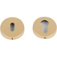 Bocallave oval y pera 52mm latón mate zamak