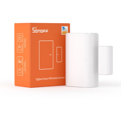 SONOFF SNZB-04P ZigBee Capteur de Porte et Fenêtre sans Fil, Détecteur Ouverture Porte, Alarme Maison sans Fil, Compatible avec Alexa/Google Home, SONOFF Zigbee Hub Requis