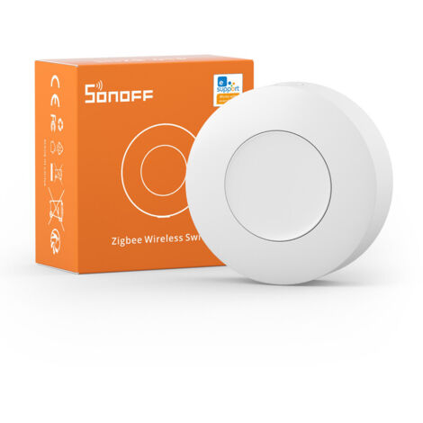 SONOFF SNZB-01P Interrupteur sans Fil ZigBee 3.0, Liaison de Scène Intelligente, Compatible avec Alexa/Smartthings/IFTTT,avec Trois Options de Contrôle-Pression Simple/Double/Longue (1/5)