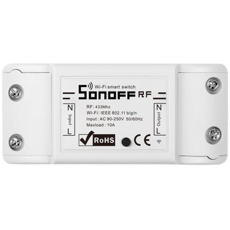 Module ON/OFF pilotable en Wifi et RF 433 version R2 - Sonoff