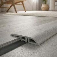 Perfil de umbral PVC Gris Perla 0,80 m Reductor ISOVEX