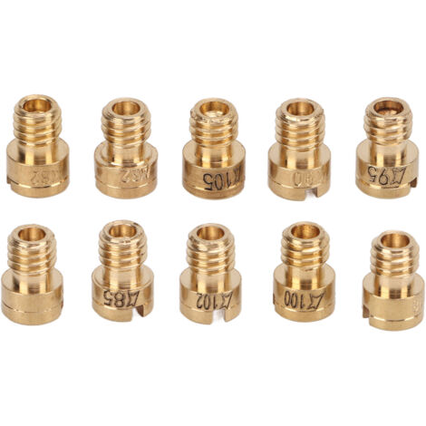 Lote de 10 carburadores principios en metal 82-105 para scooter GY6 50cc 139QMB (1/5)
