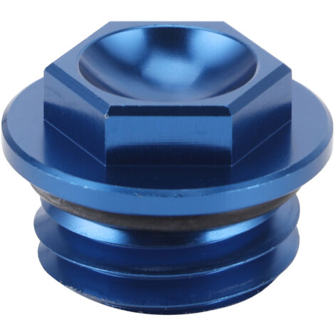 Bouchon de remplissage d'huile en aluminio CNC, compatible con Husqvarna TC 85/TE 125-300/FE 250-501, azul (1/5)