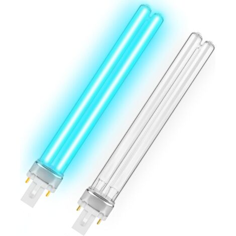 Lámpara UVC de repuesto, tubo de repuesto, tubo UV para dispositivo UVC G23 11 vatios, 2 piezas