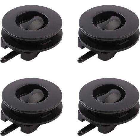 Juego de 4 clips para alfombrillas de coche, asas de sujeción de plástico con bucle antideslizante, fijación universal. (1/4)