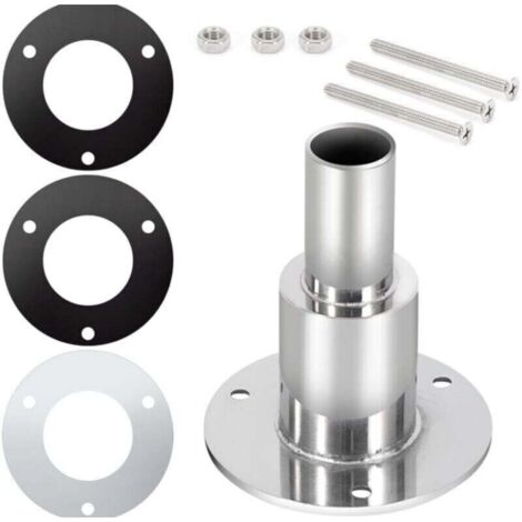 Escape pasacascos de 24 mm de diámetro, fabricado en acero inoxidable 316, para calefactor de estacionamiento diésel. (1/4)