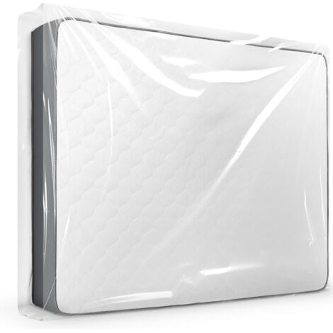 Funda para colchón de móvil de 140 x 200 x 30 cm, resistente al agua, fabricada en plástico, reutilizable y a prueba de polvo. (1/4)