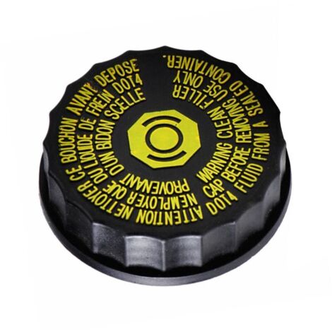 Tapón del depósito de líquido de frenos para Citroën Peugeot 206, 207, 307, 308, 408, 508, C2, C3-XR, C4, C5, 2008, 3008, 301. Protección óptima contra el polvo (OE:1613328880).