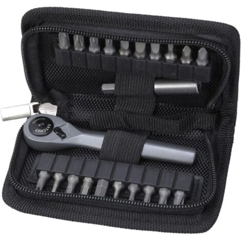 Kit de destornillador rotativo 22 en 1, herramienta de reparación magnética con mango desmontable para computadoras, teléfonos móviles, tabletas, PC, dispositivos electrónicos y herramientas de imagen (1/4)