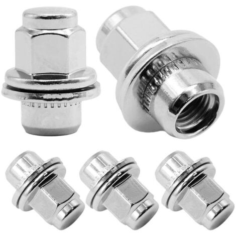 Juego de 5 tuercas de rueda M12 x 1.5 para Jaguar F-Type (2013-2022), S-Type (1999-2008), X-Type (2001-2009) y Jaguar XF Series (2009). (1/4)