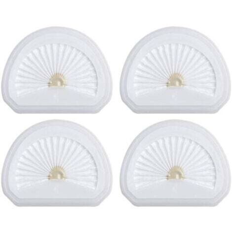 Paquete de 4 filtros para aspiradoras de mano, compatibles con Black & Decker VLPF10 y Dustbuster HLVA315J, HLVA320J00. Filtros de repuesto N575266, reemplaza la pieza N600601. (1/4)