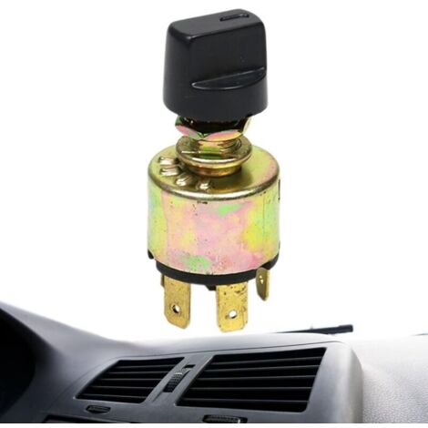 Interruptor de 4 posiciones de 12 V - Perilla de calefacción y aire acondicionado de 3 modos, perilla giratoria para calefacción de automóvil, productos de control de refrigeración (1/4)