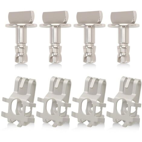 Juego de 4 tornillos de protección del capó del motor compatibles con F150 2011-2019 BB53 6C020-AA, BB5Z-00817-A, W716006-S439 (1/4)