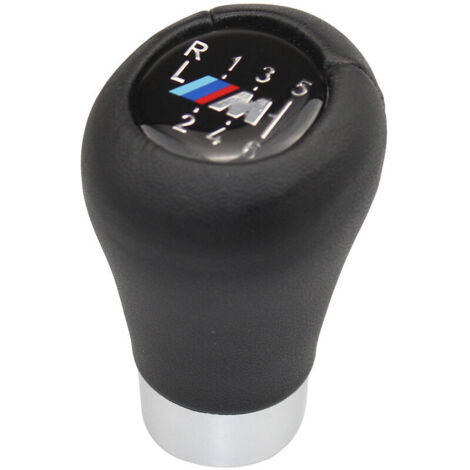 Pomo de cambio deportivo de cuero de 6 velocidades para Serie 3 E46, Serie 5 E60, E61 LCI, Serie 6 E63, E64 LCI, X3, F25, X4, F26 (1/3)
