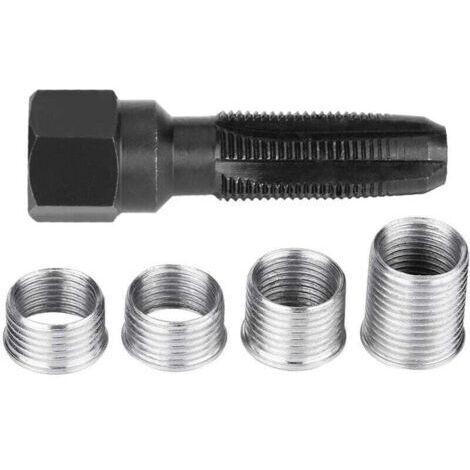 Juego de reparación de 5 piezas para bujías con diámetro de rosca de 14 mm (1/4)