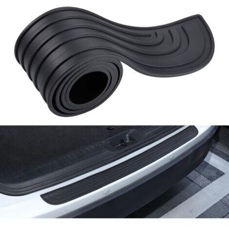 Guardabumpers para coches, 90 cm × 7 cm de goma para proteger bordes de carga, adhesivo autoadhesivo, compatible con la mayoría de modelos de automóviles (1/4)