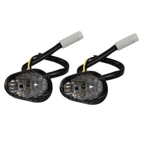 Pareja de LED-Blinkleuchte incorporada de color ámbar para YZF R1, R6, R6S (Smoke) (1/4)