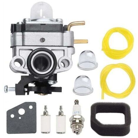 Carburador 753-06258A para desbrozadora de gasolina de 2 tiempos con cilindrada de 25 cm³, modelos RY252CS, RY253SS, RY251PH, RY254BC, con filtro de aire. (1/4)