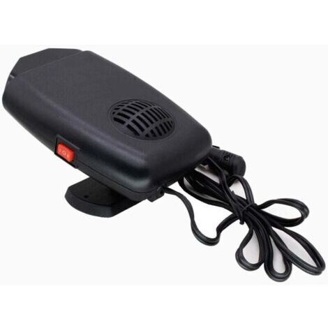 Calentador de automóvil, desmontador de niebla del parabrisas y descongelador de automóvil, portátil, 12 V, 150 W, con conexión de encendedor de cigarrillos para automóviles, SUV, camiones y MPV (1/5)