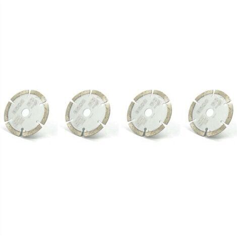 4 discos de diamante para sierra, diámetro 85 mm, orificio 15 mm, para cortar materiales duros (1/4)