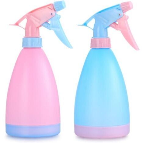 2 Unidades Pulverizador para Plantas, Botellas de Agua de Plástico Vacías, Botellas de Spray Operadas por Vacío para Jardín, Plantas de Interior, Limpieza de Cocina, Sala de Estar y Peluquería (Azul, (1/4)