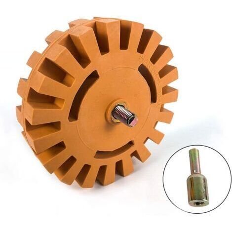 Herramienta de extracción de superposiciones para eliminar superposiciones de vinilo, cinta adhesiva, goma, rasguños finos y adhesivos para automóviles, 10 cm (1/5)