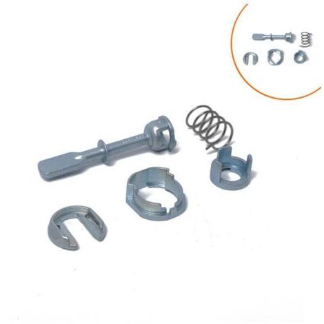 Kit de reparación de cilindro de bloqueo de puerta izquierdo o derecho, 58 mm, 6N0837223A, palanca excéntrica para Polo 6N. (1/4)
