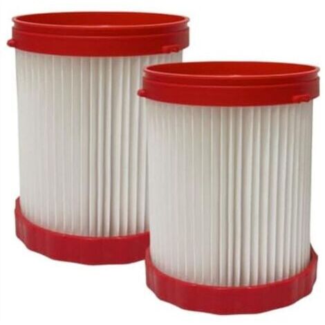 2 piezas filtro HEPA VF320H, compatible con limpiadora de batería de 18 V, 2.6 galones, seca y húmeda (1/4)