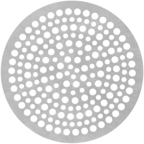 Filtro de desagüe de acero inoxidable, filtro redondo de acero inoxidable para desagüe, filtro para duchas, rejilla anti-atascos (82 mm)
