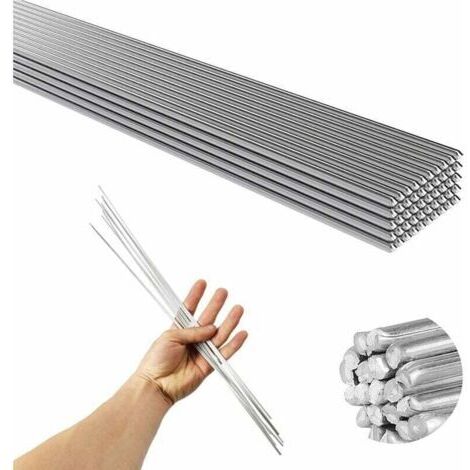 Varilla de soldadura, 50 piezas de electrodos de soldadura para soldar aluminio a baja temperatura, diámetro 2,0 mm – varillas de soldadura fácilmente fusibles – resistentes a la corrosión (33 cm) (1/4)